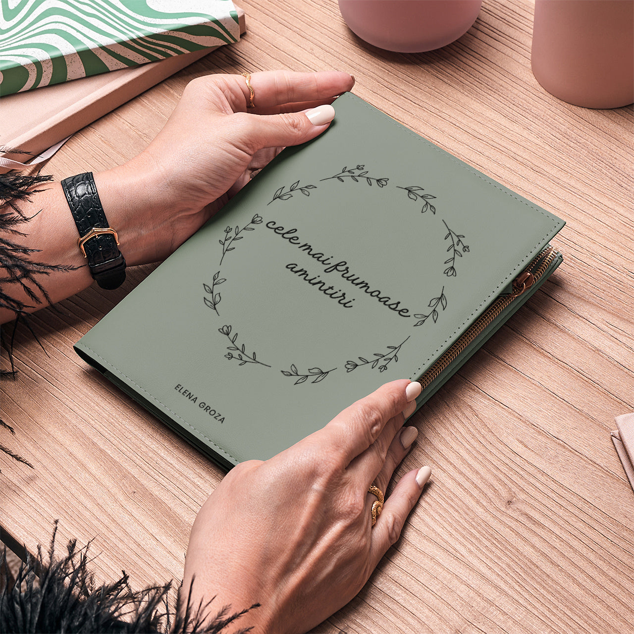 Notes na zamek - prezent na urodziny notes na prezent notatnik personalizowany