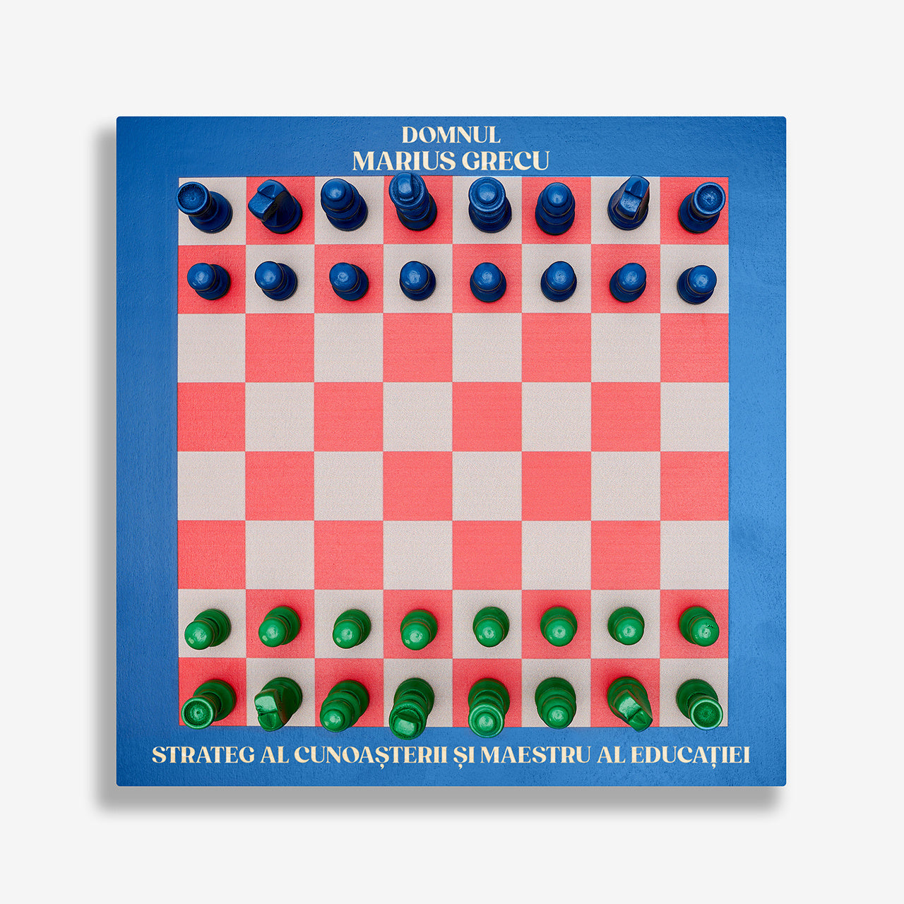 Tablă de șah personalizată - cadou pentru educator