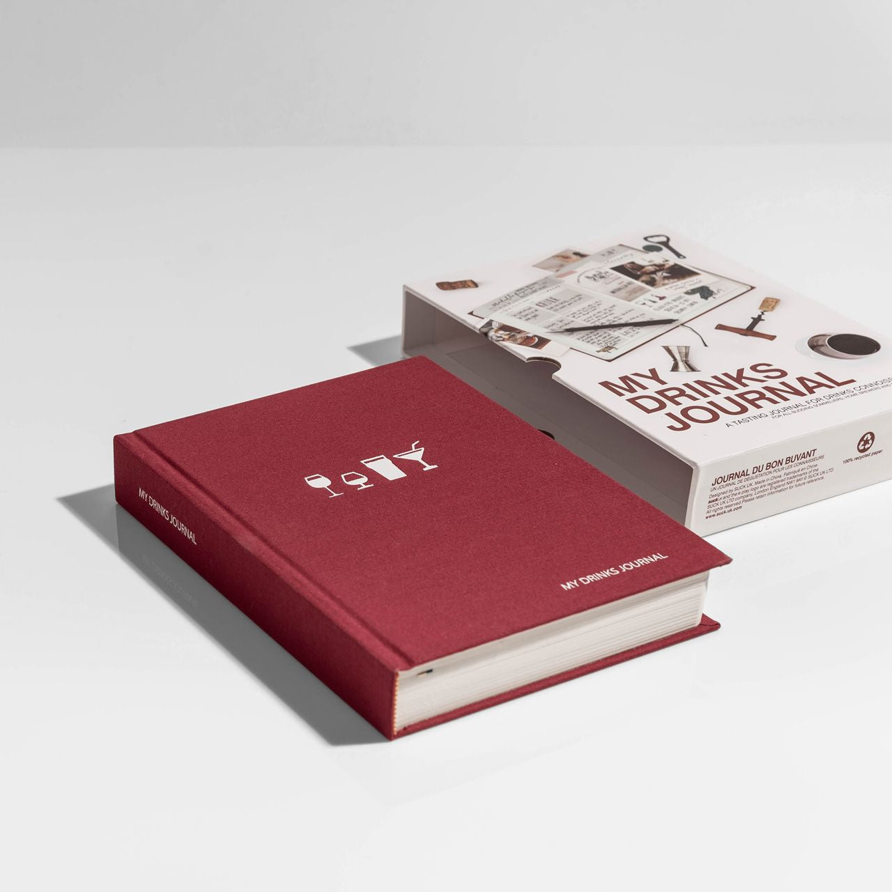 Notatnik My Drinks Journal - książka barmańska książka z drinkami prezent dla barmana 