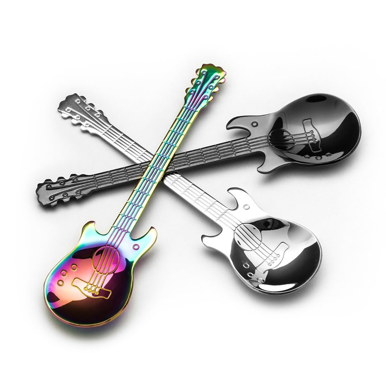 Set 3 lingurițe în formă de chitară