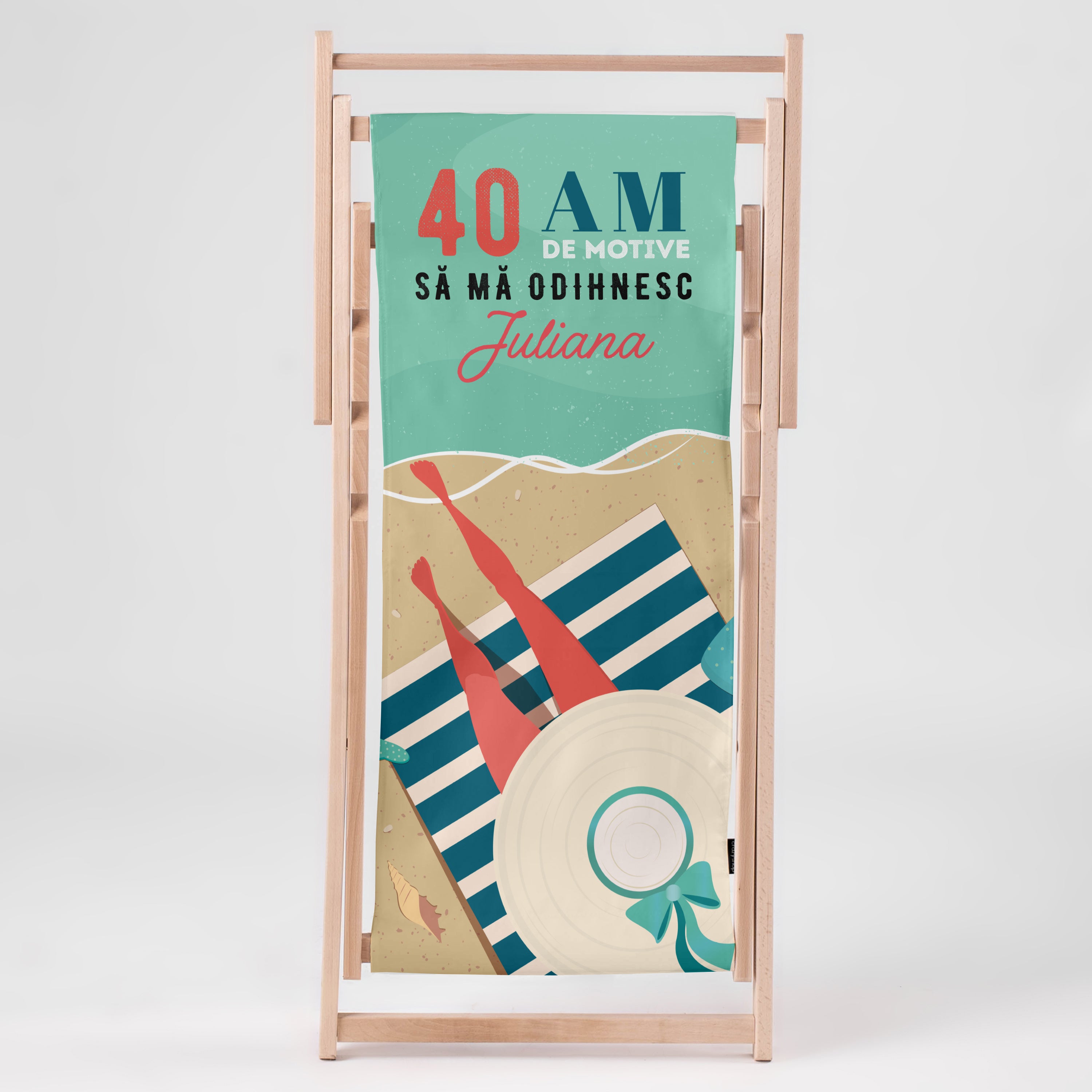 Șezlong pentru femei care împlinesc 40 de ani