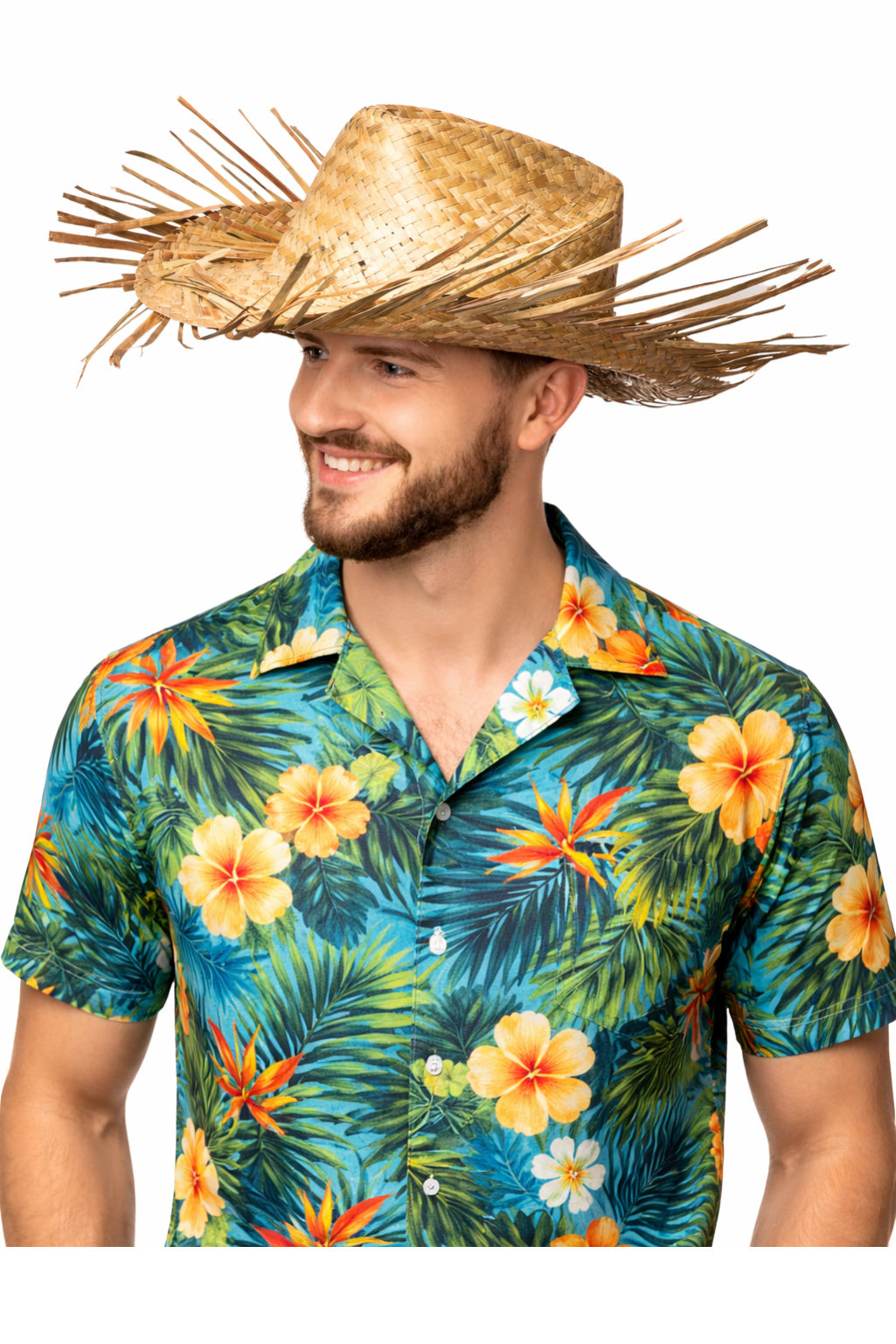 Pălărie din paie – în stil hawaiian