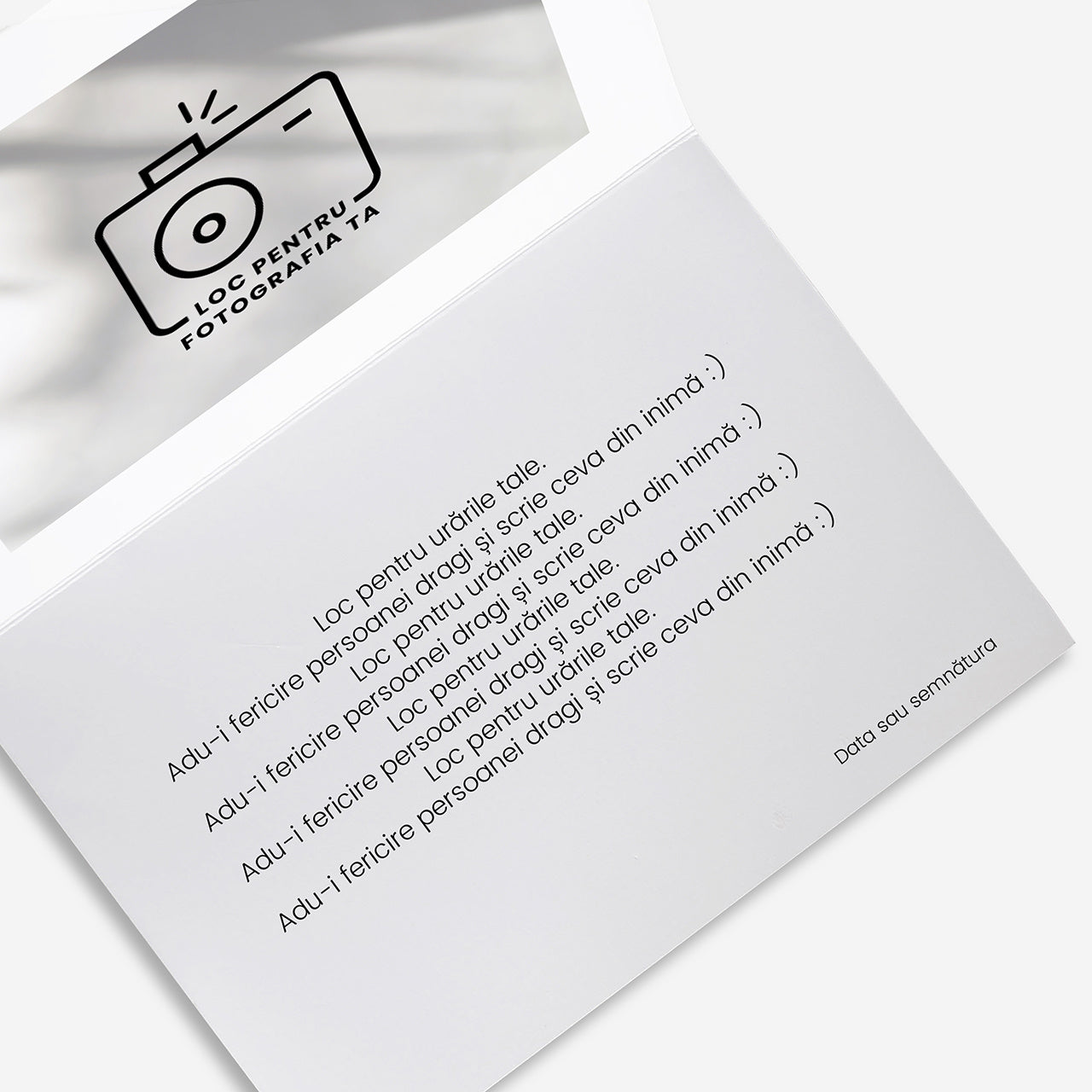 Felicitare personalizată – felicitare cu design propriu