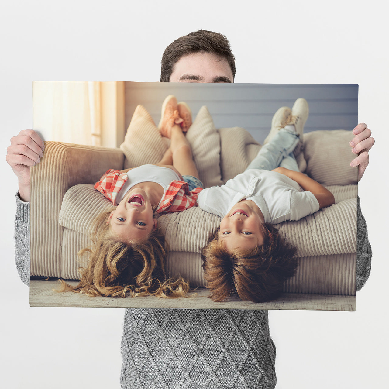 Obraz na płótnie ze zdjęcia 70x50cm - Twoje zdjęcie  obraz ze zdjęciem obraz na ścianę prezent dla pary