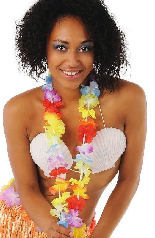 Ghirlandă hawaiiană wielokolorowa