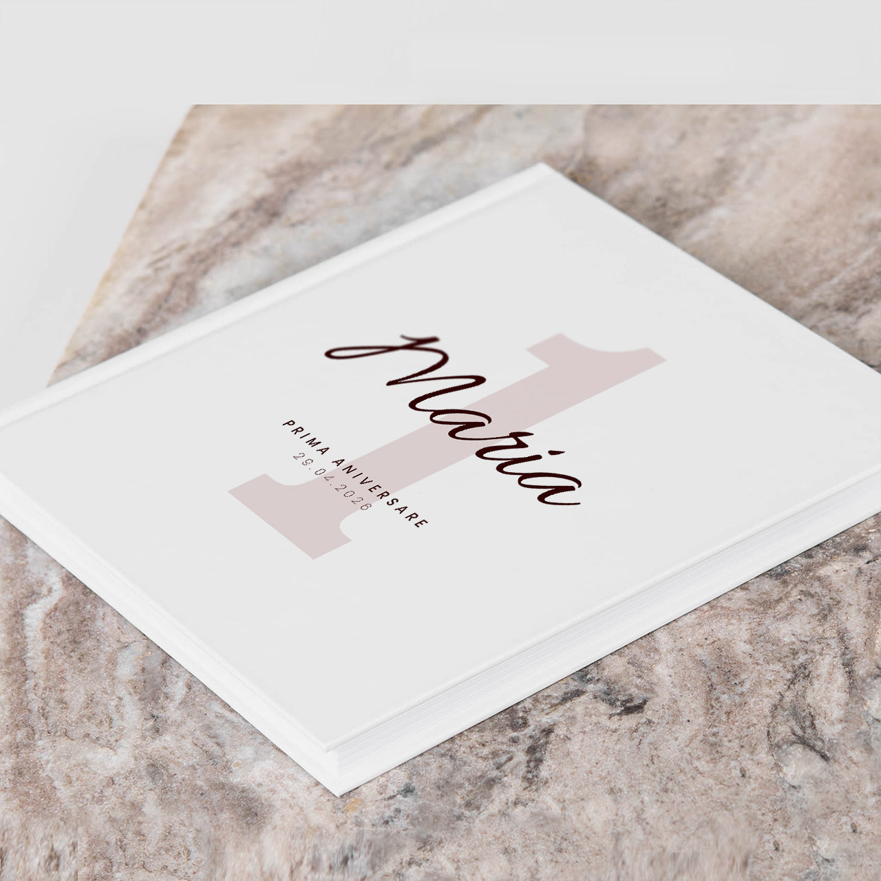 Personalizowana księga gości na roczek dla dziewczynki prezent na roczek dla dziewczynki