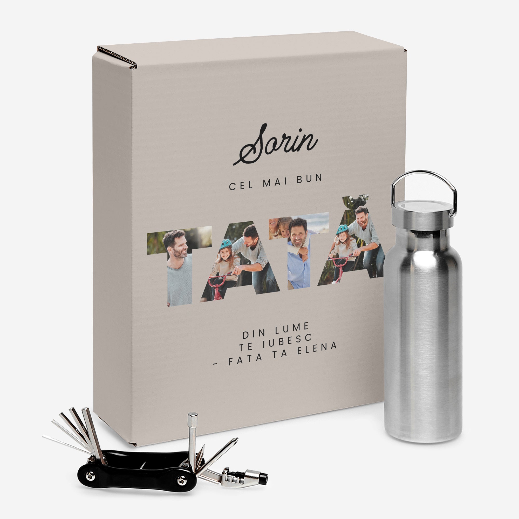 Set de accesorii pentru bicicletă cadou de Ziua Tatălui