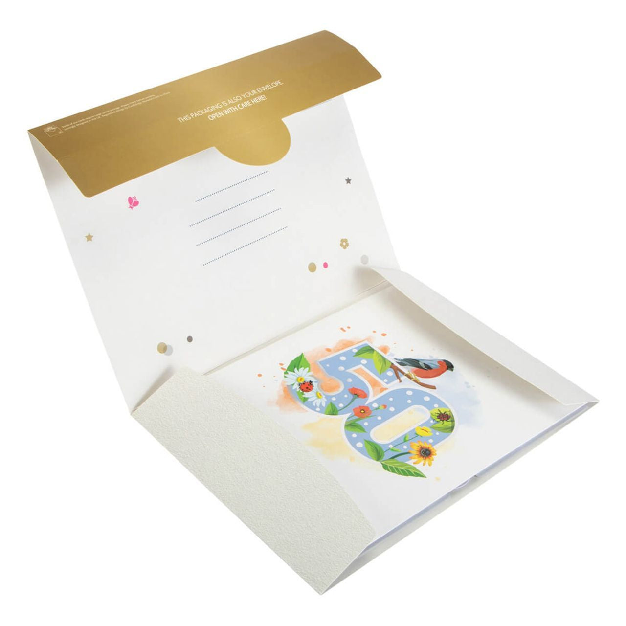 Felicitare pop-up de 50 de ani