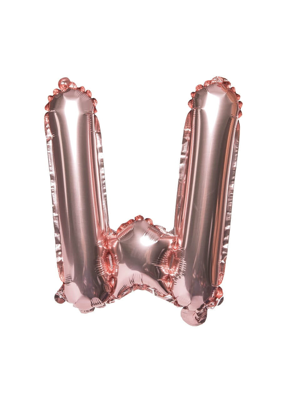 Balon din folie pentru aer LITERĂ ÎN rose gold