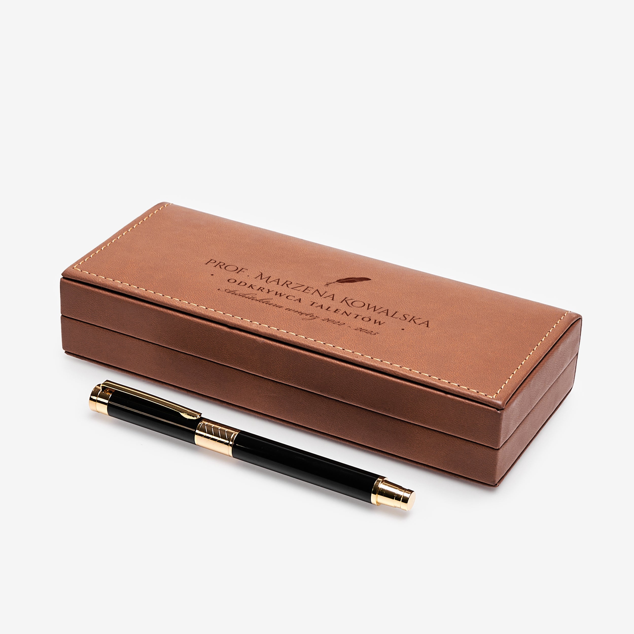 Pióro w personalizowanym etui - elegancki prezent dla promotora