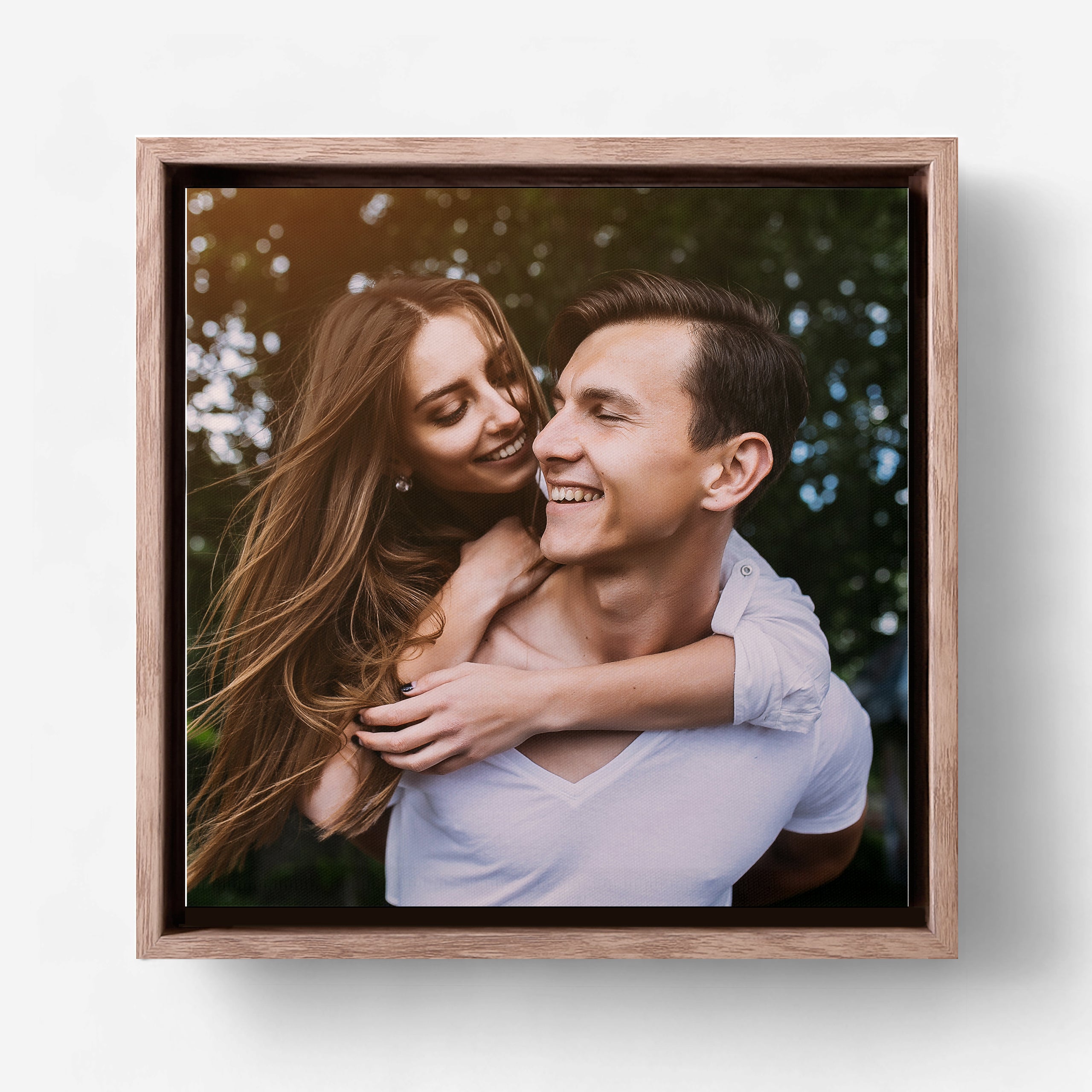 Tablu pe pânză - fotografia ta în ramă de lemn