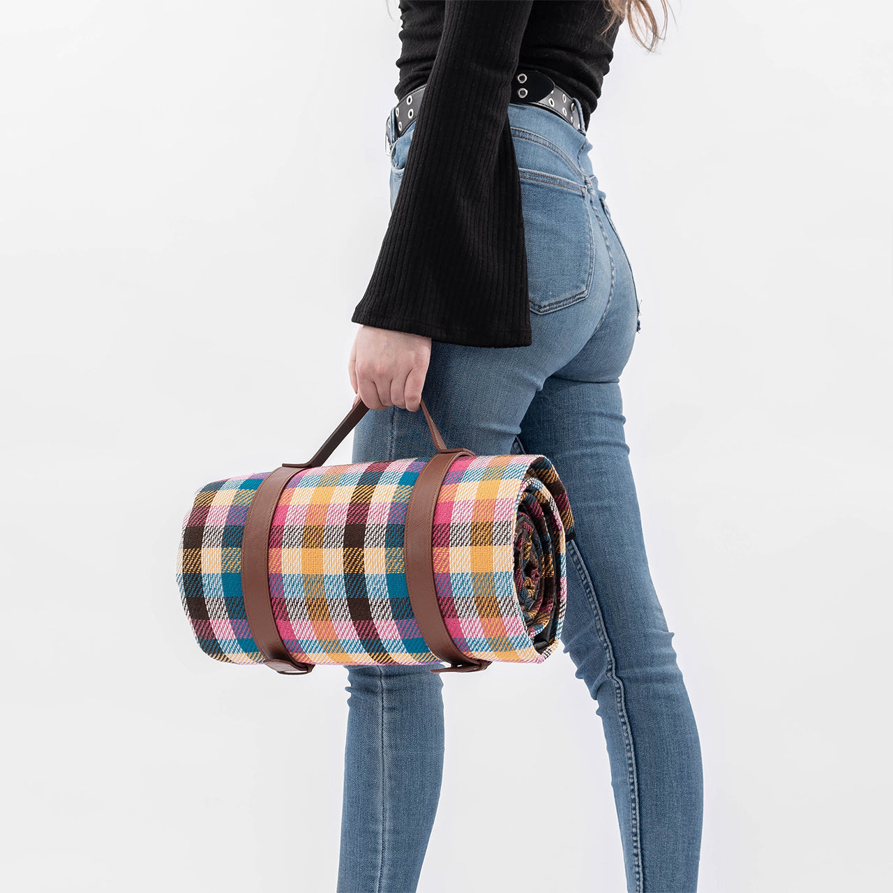 Pătură de picnic personalizată cu mesaj pentru familie