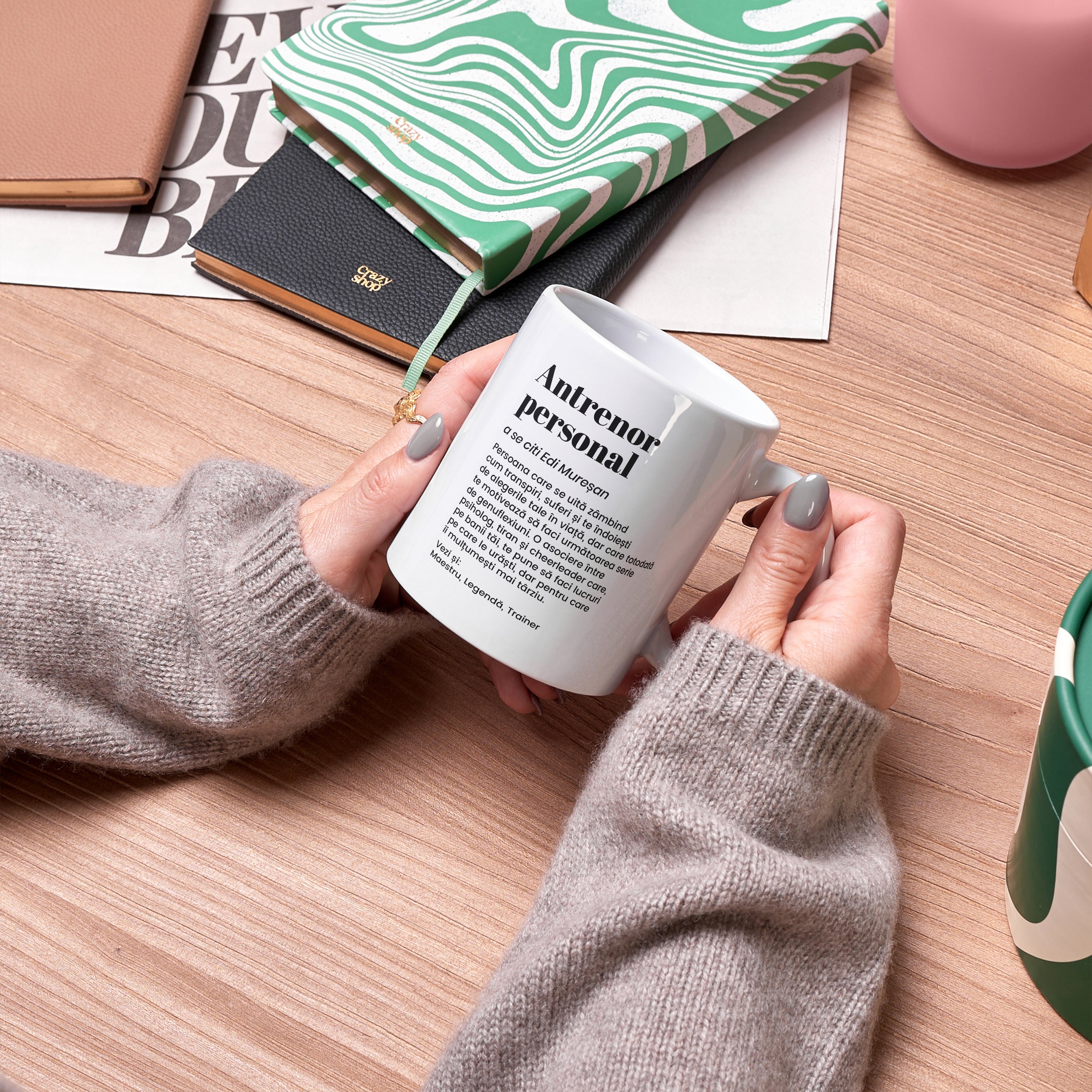 Kubek dla trenera personalnego prezent dla trenera śmieszny kubek personalizowany