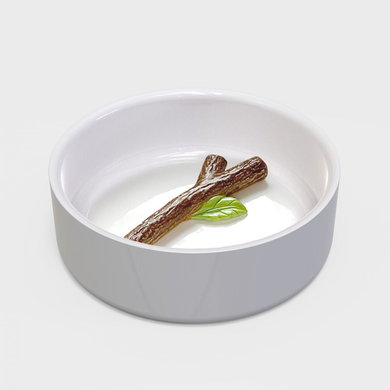 Bol ceramic pentru câine - cu băț