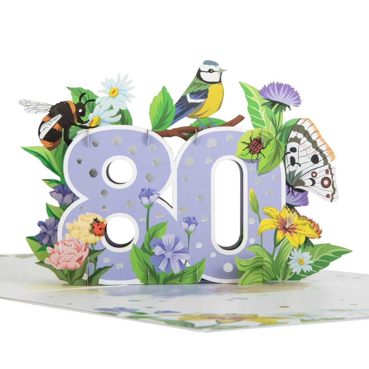 Felicitare originală pentru 80 de ani