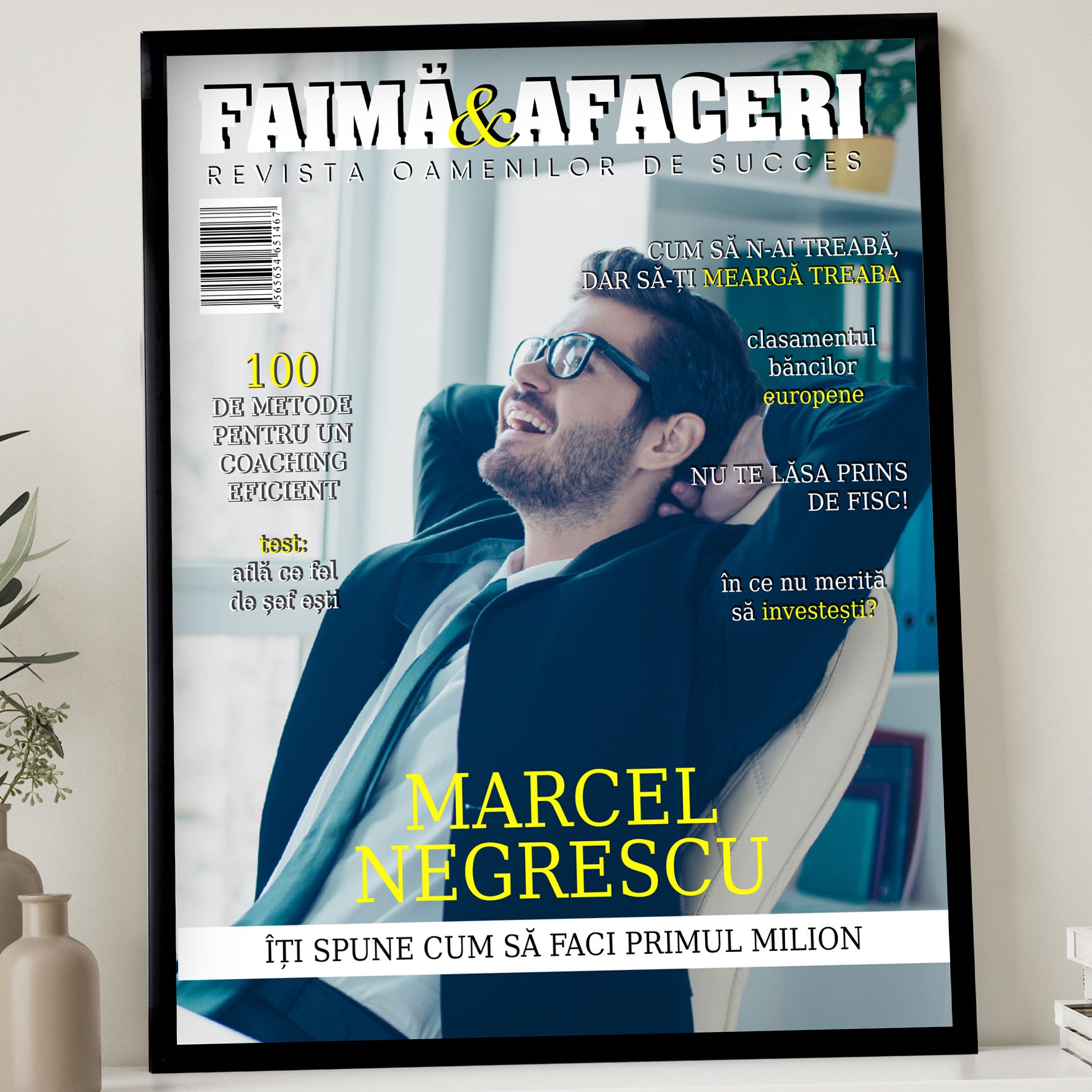 Poster personalizat pentru colegul de muncă