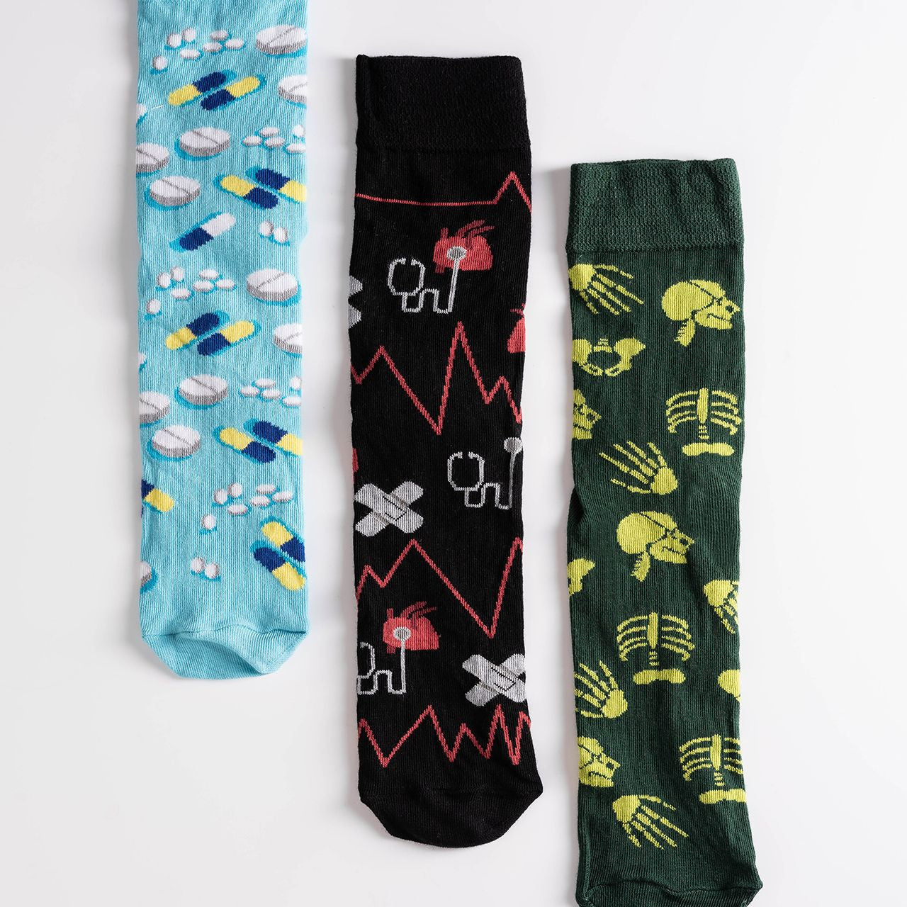 Skarpety dla lekarza 3 pary skarpetki dla lekarza prezent dla pielęgniarki prezent dla lekarza