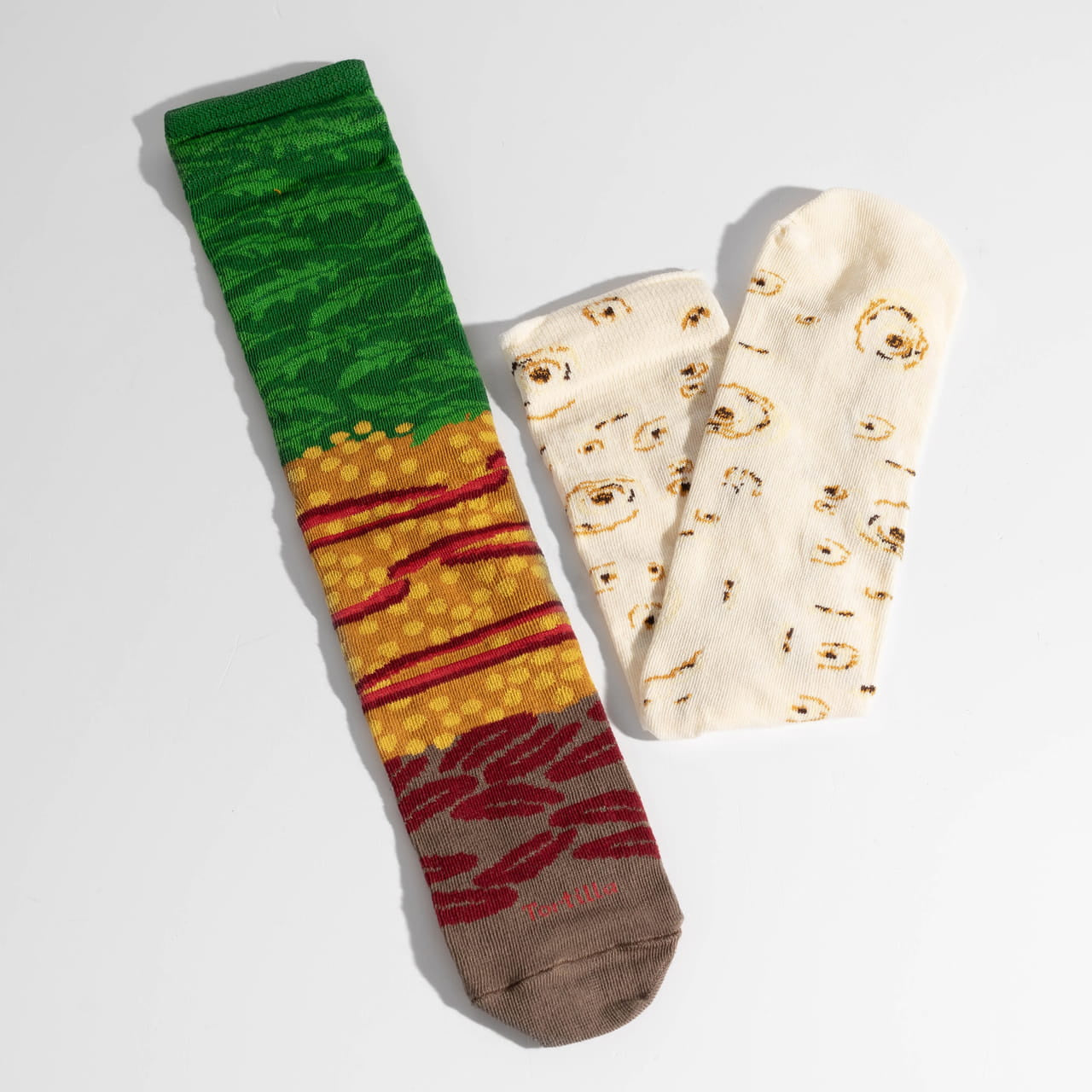 Skarpetki TORTILLA śmieszny prezent dla niego (2 pary) skarpetki na prezent skarpetki na dzień chłopaka