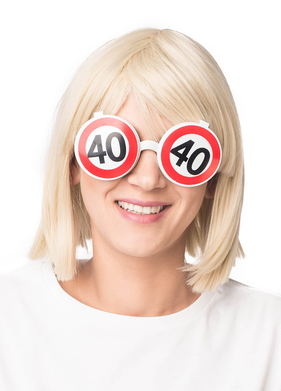 Ochelari SEMN accesoriu amuzant pentru aniversarea de 40 ani
