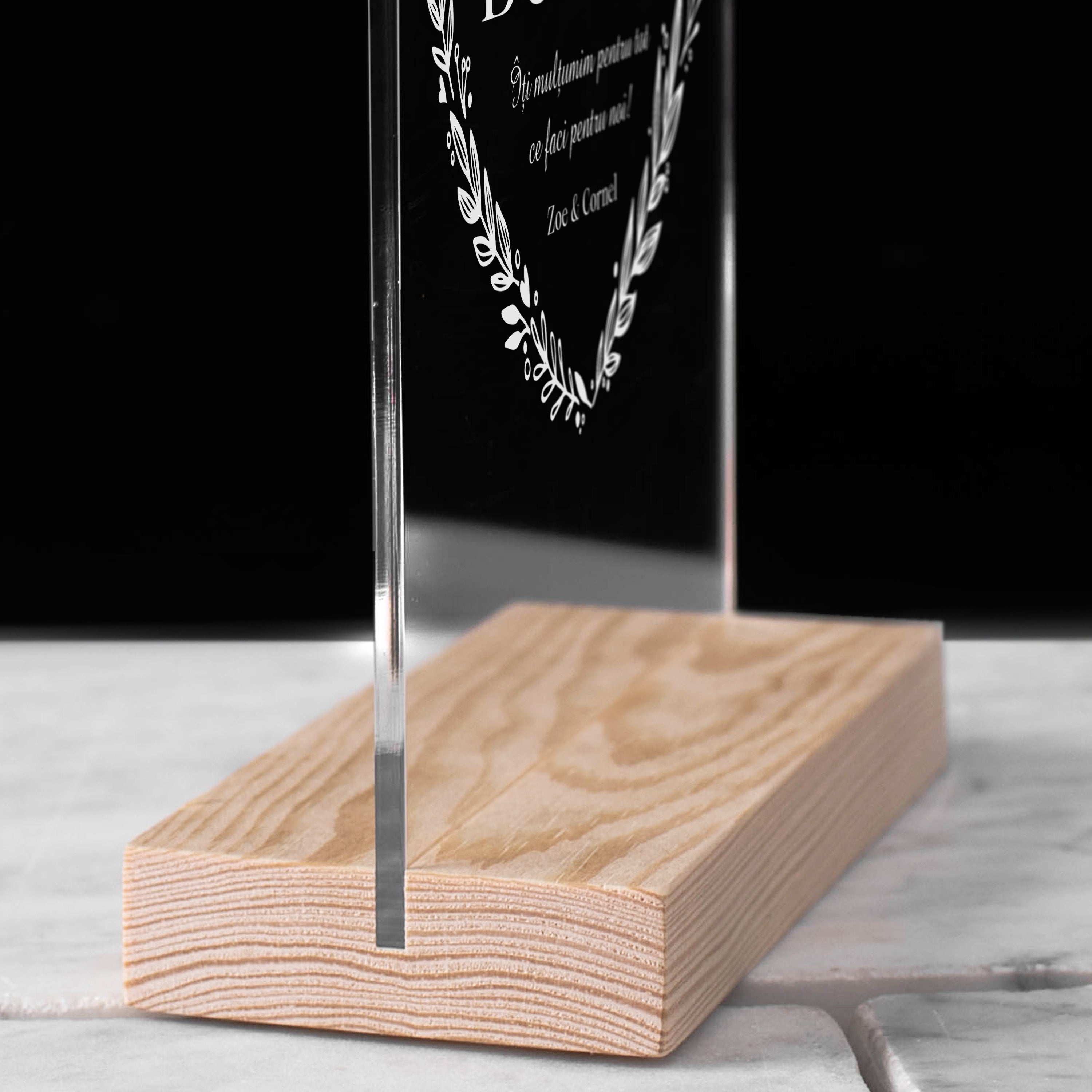 Grawerowana statuetka dla babci - Kocham Cię babciu prezent dla babci prezent na Dzień Babci