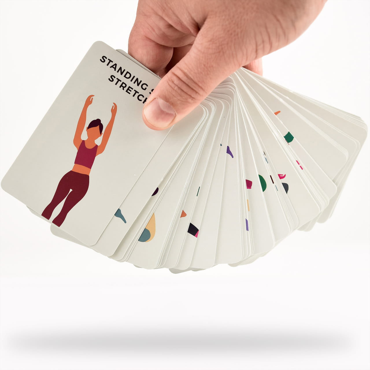 Karty JOGA prezent dla joginki karty do jogi karty z pozycjami jogi