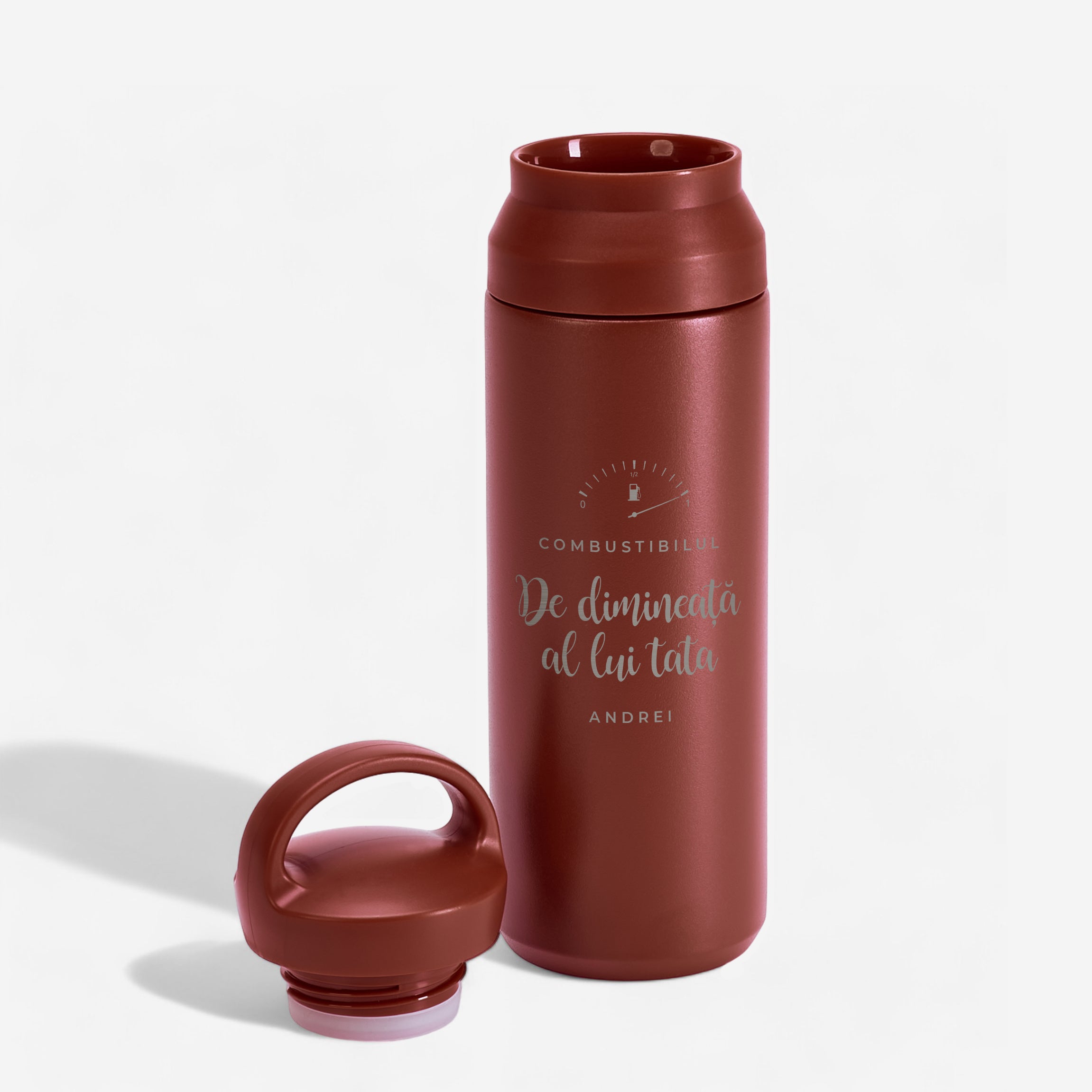 Grawerowany termos na Dzień Taty - poranne paliwo termos grawerowany prezent dla taty na Dzień Taty