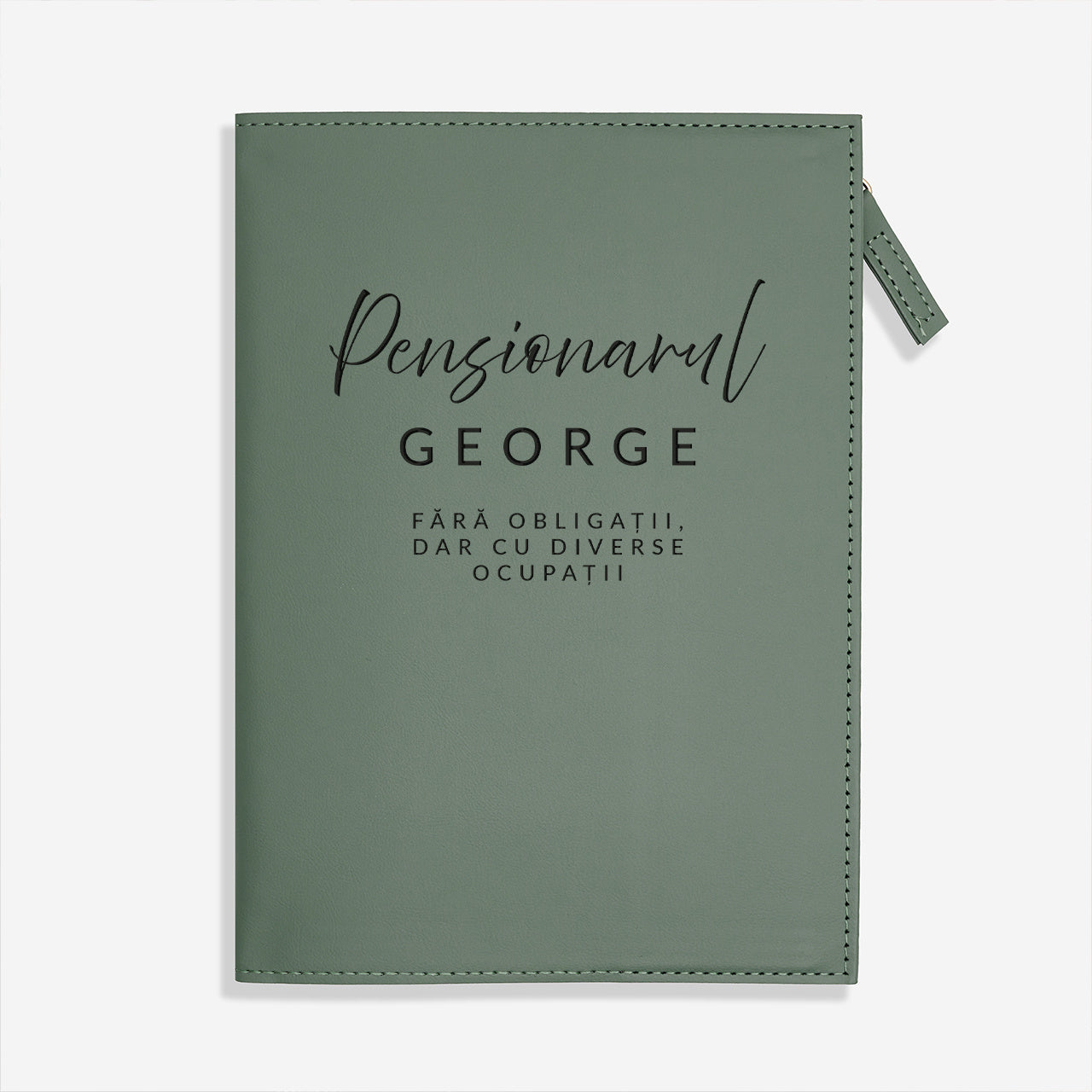 Personalizowany notatnik - prezent z okazji odejścia na emeryturę prezent dla emeryta elegancki notes na prezent