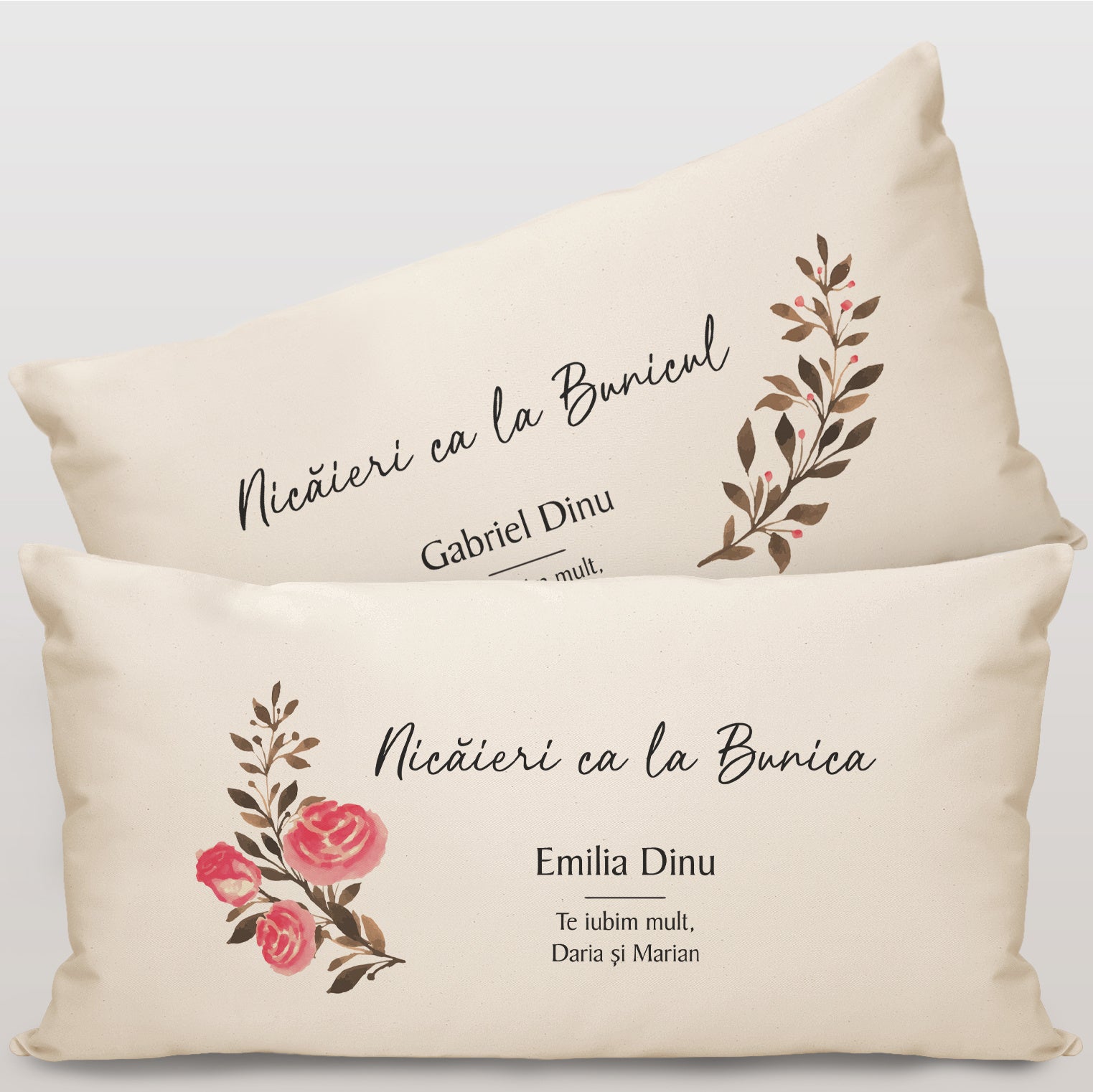 Komplet poduszek dla Babci i Dziadka poduszki dla babci i dziadka prezent dla babci i dziadka