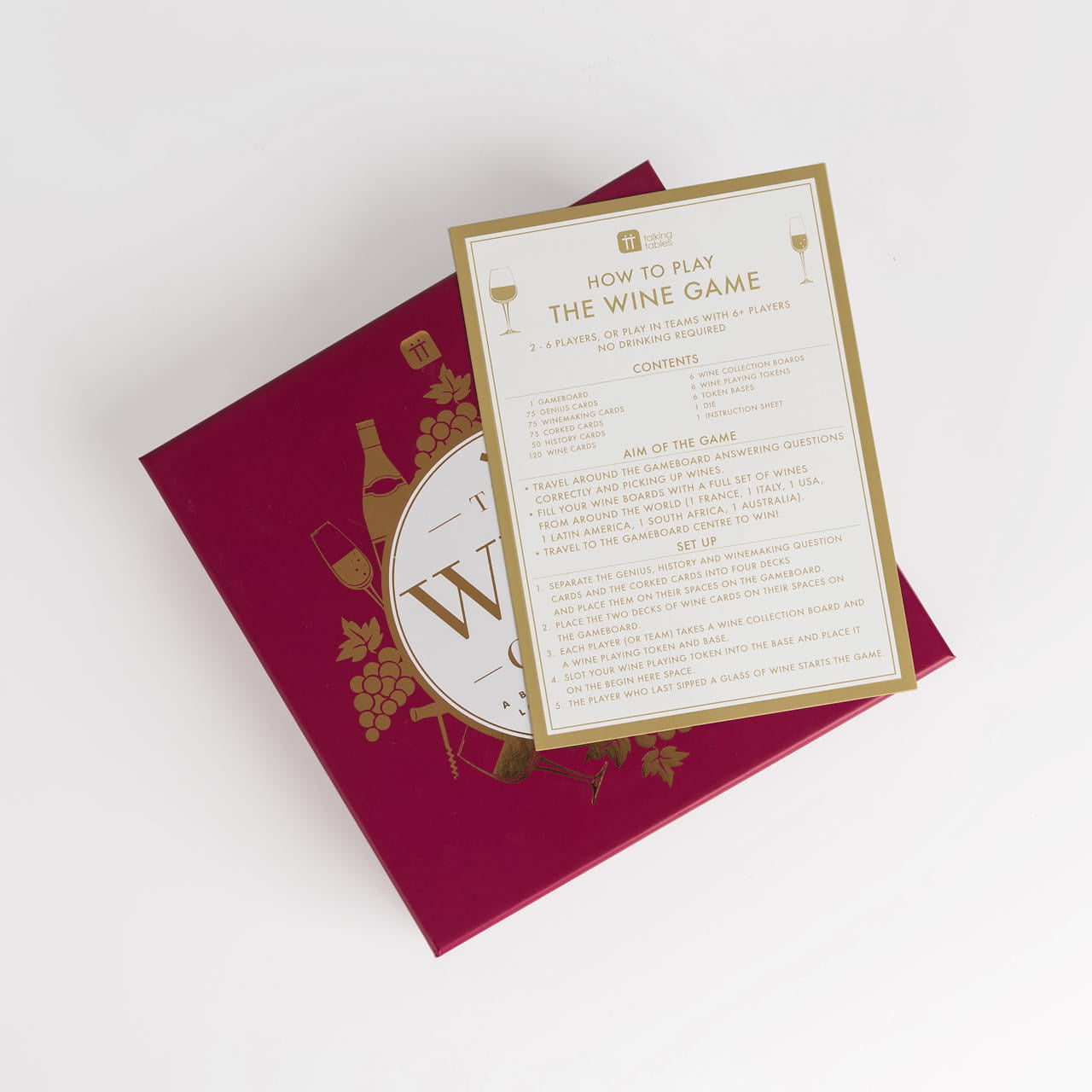 The Wine Game prezent dla miłośnika wina prezent na parapetówkę prezent na 18 urodziny