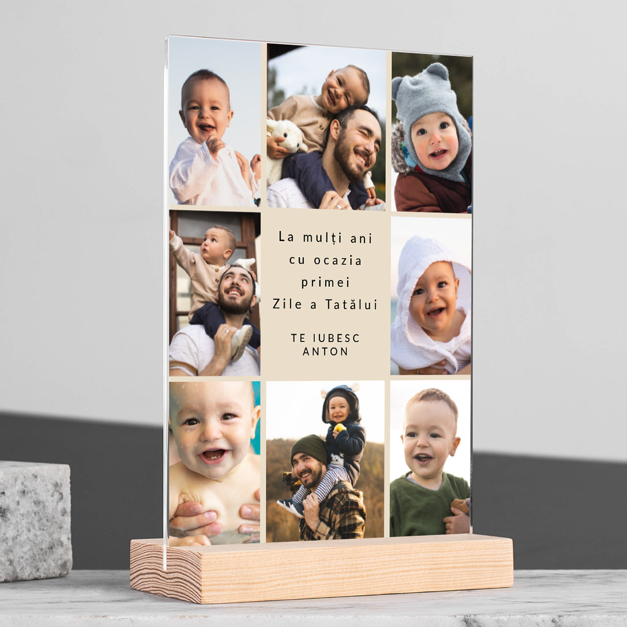 Statuetă personalizată – cadou pentru prima Zi a Tatălui