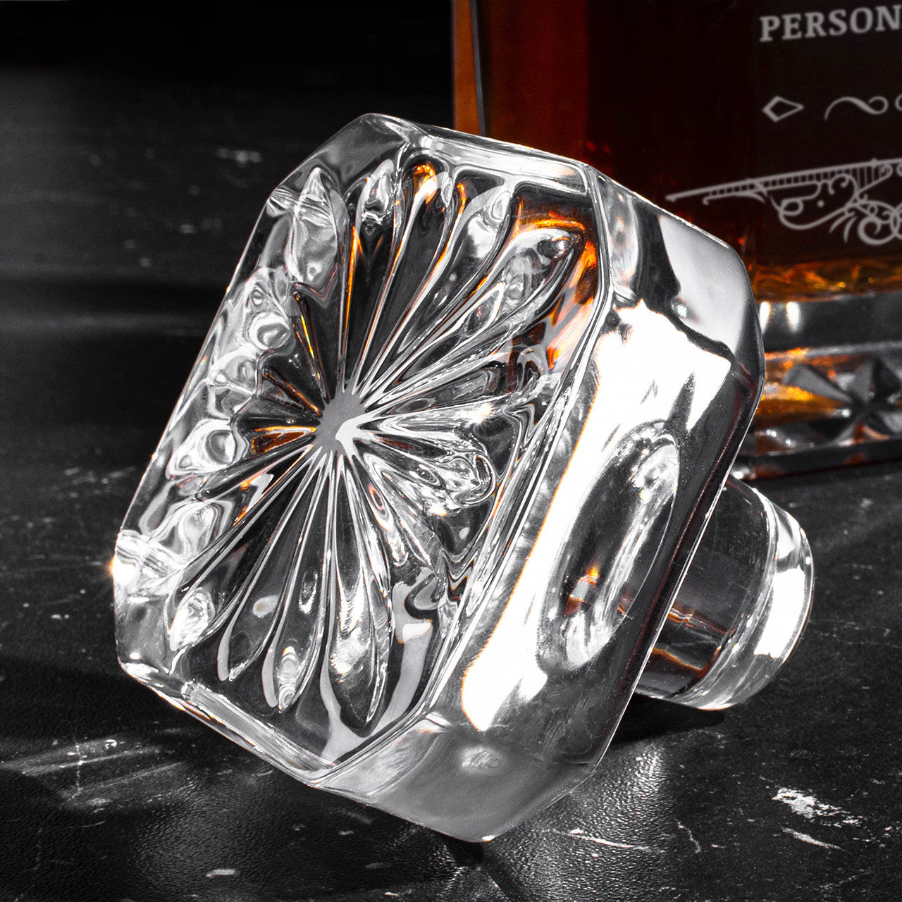 Grawerowana karafka - prezent na podziękowanie karafka na whisky podziękowanie dla rodziców