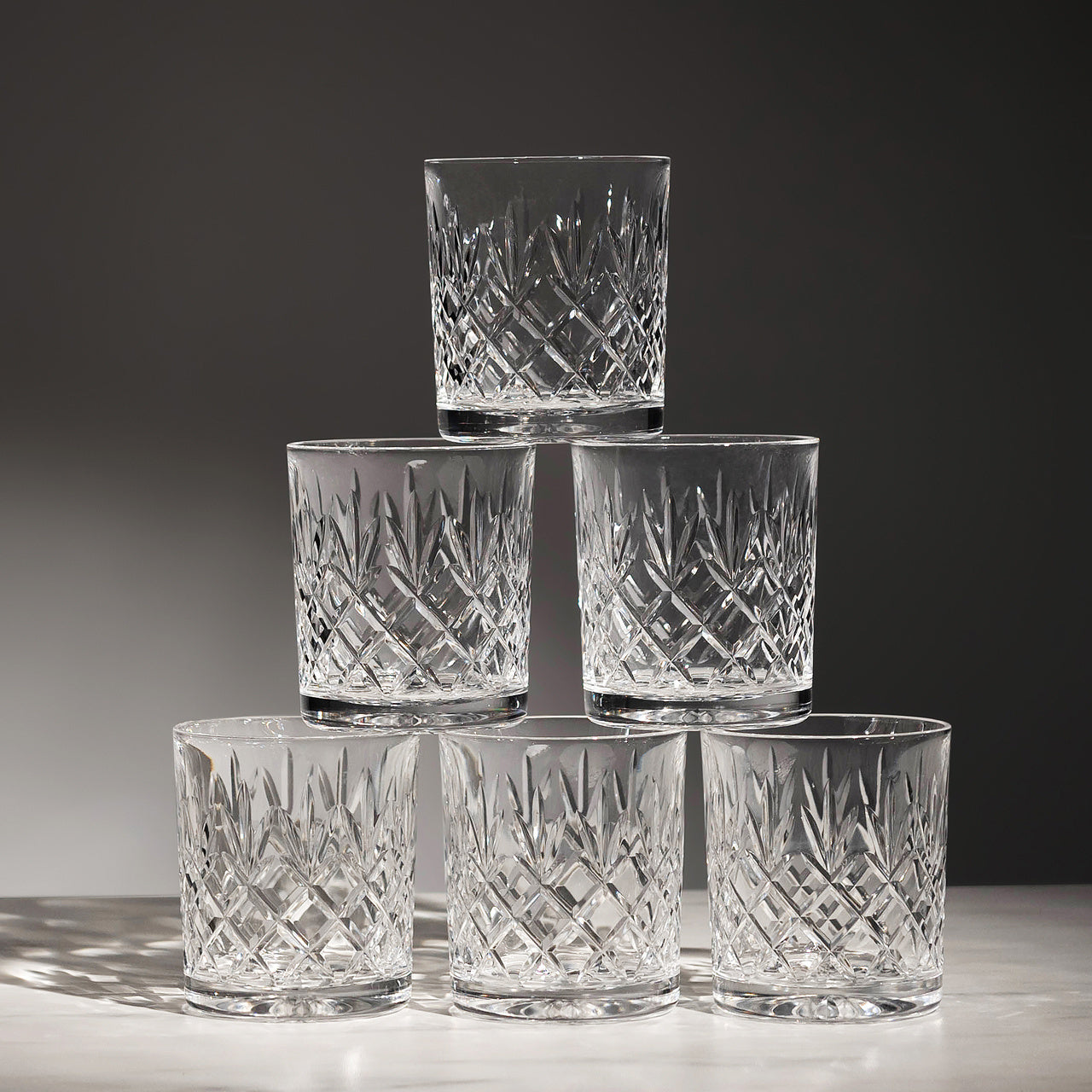 Set pahare de cristal pentru whisky