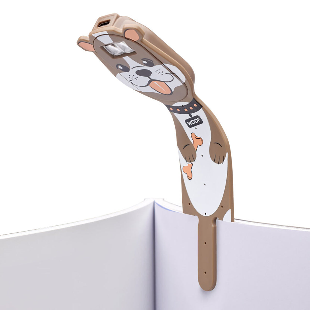 Semn de carte cu lampă Căţel