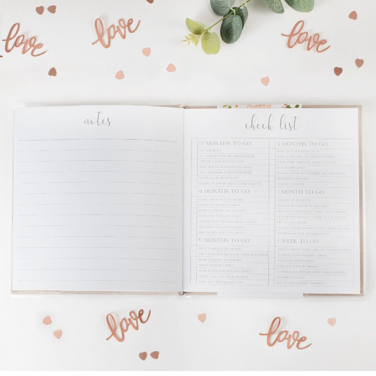 Wedding Planner elegancki prezent na Wieczór Panieński organizer ślubny prezent na Panieński 