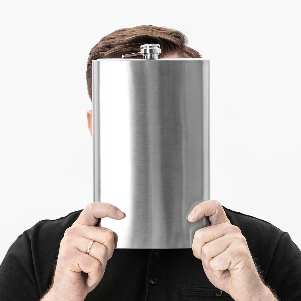 Duża piersiówka na prezent 1,8l piersiówka duża