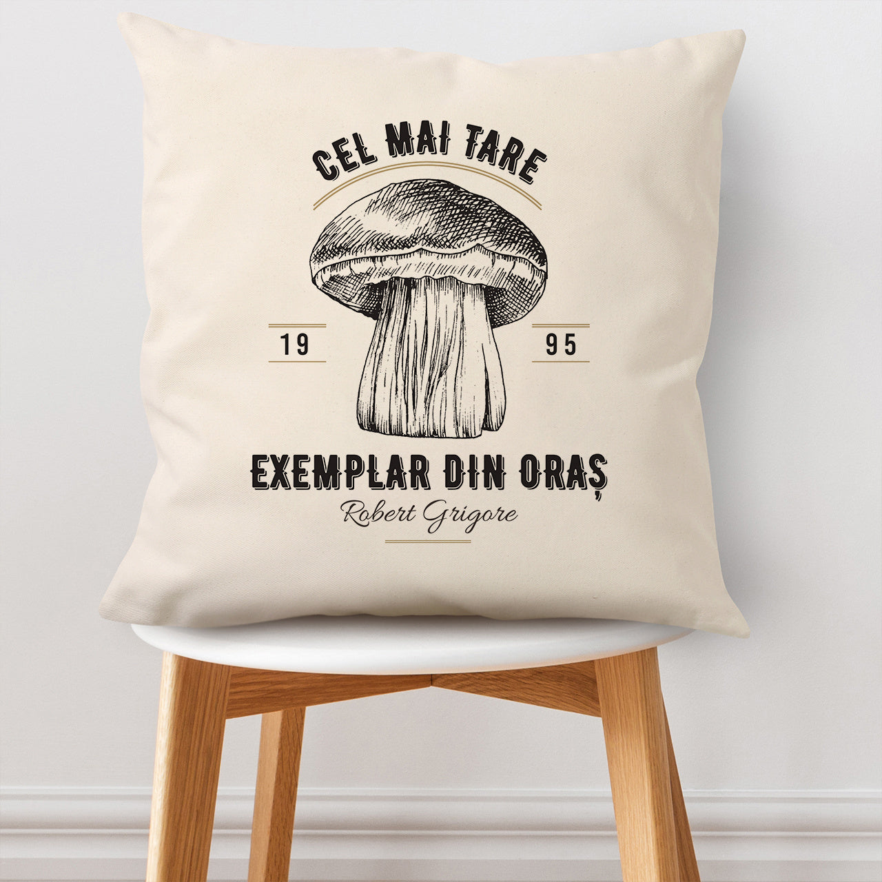 Poduszka dla grzybiarza - Najlepszy Okaz - prezent urodzinowy prezent na urodziny dla grzybiarza