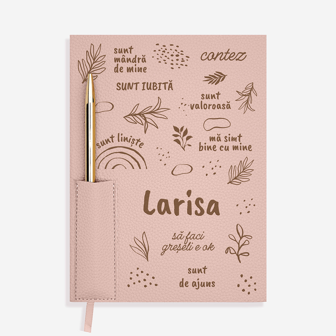 Różowy planner dla kobiety - Self Love elegancki prezent dla niej