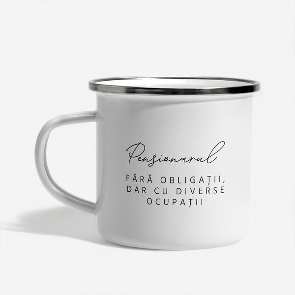 Cană pentru pensionar - cadou cu ocazia ieșirii la pensie