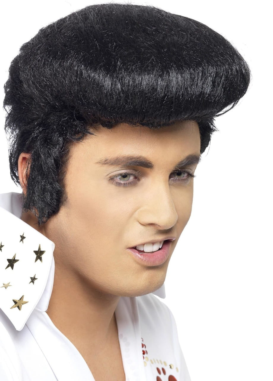 Perucă ELVIS deluxe - neagră