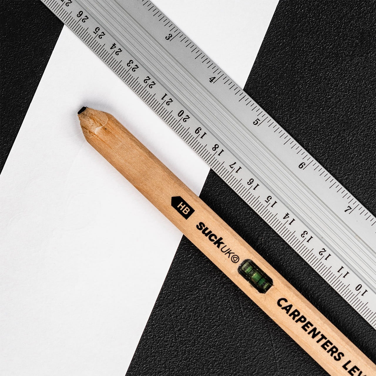 Ołówek stolarski ołówek poziomica prezent dla cieśli ołówek ciesielski prezent dla stolarza