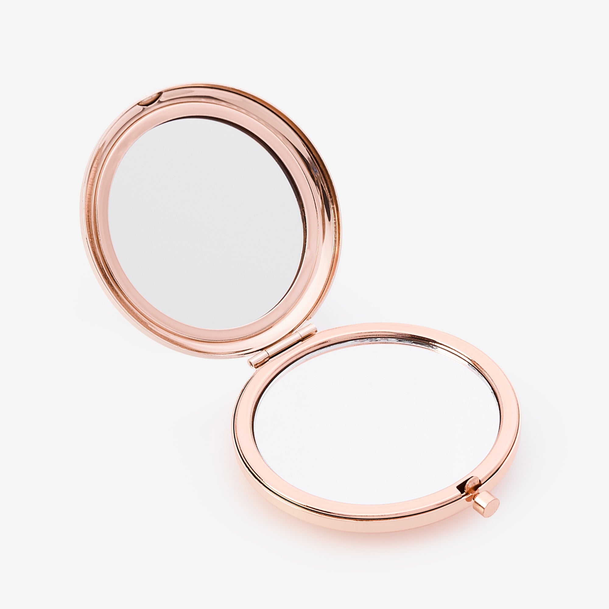 Kieszonkowe lusterko dla przedszkolanki - rosegold prezent na dzień nauczyciela lusterko personalizowane