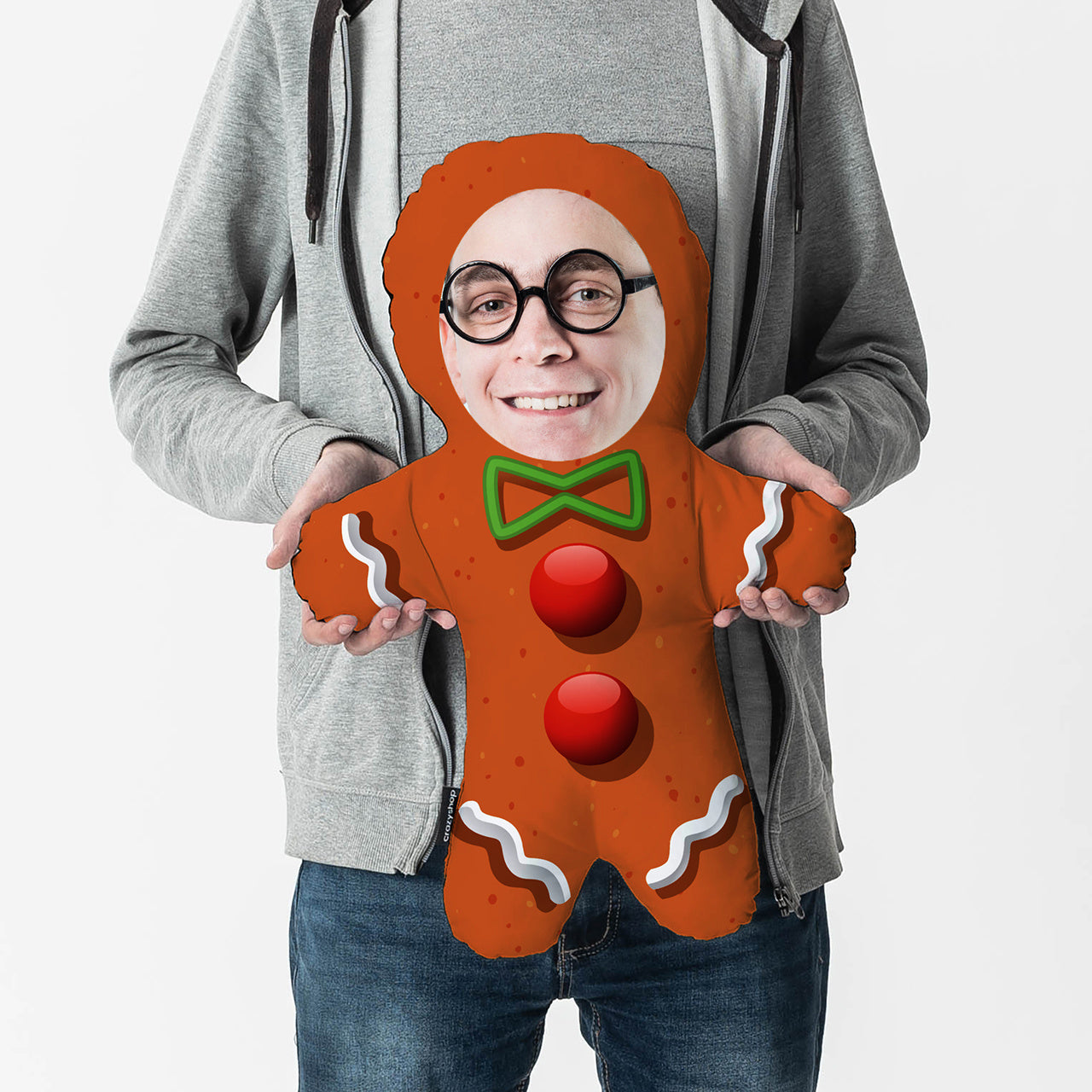 Oryginalna poduszka świąteczna - piernik prezent na święta prezent świąteczny poduszka piernik