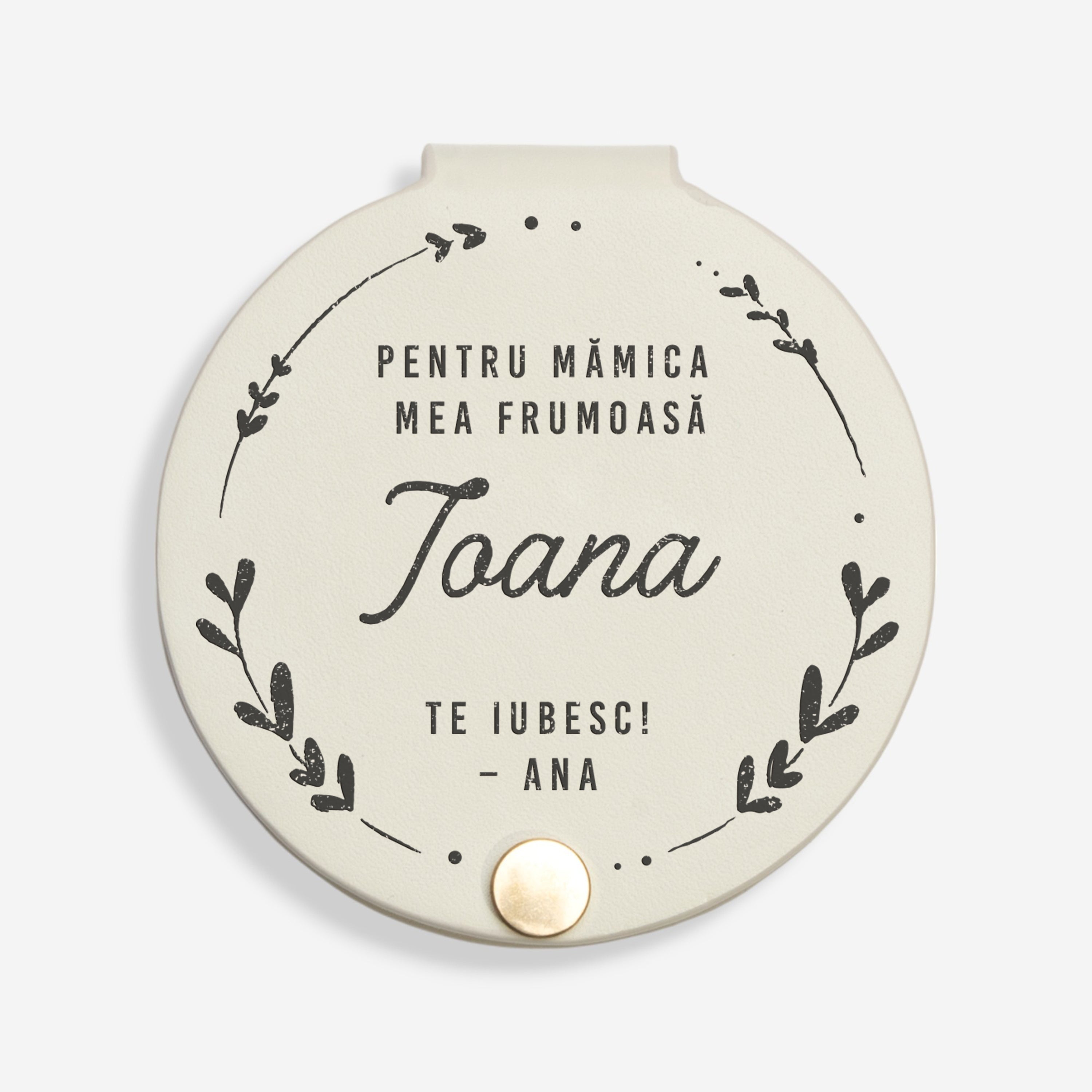Oglindă personalizată – cadou pentru mama