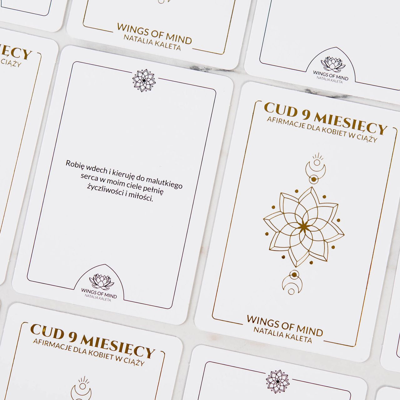 Set de carduri cu afirmații pentru viitoarele mame