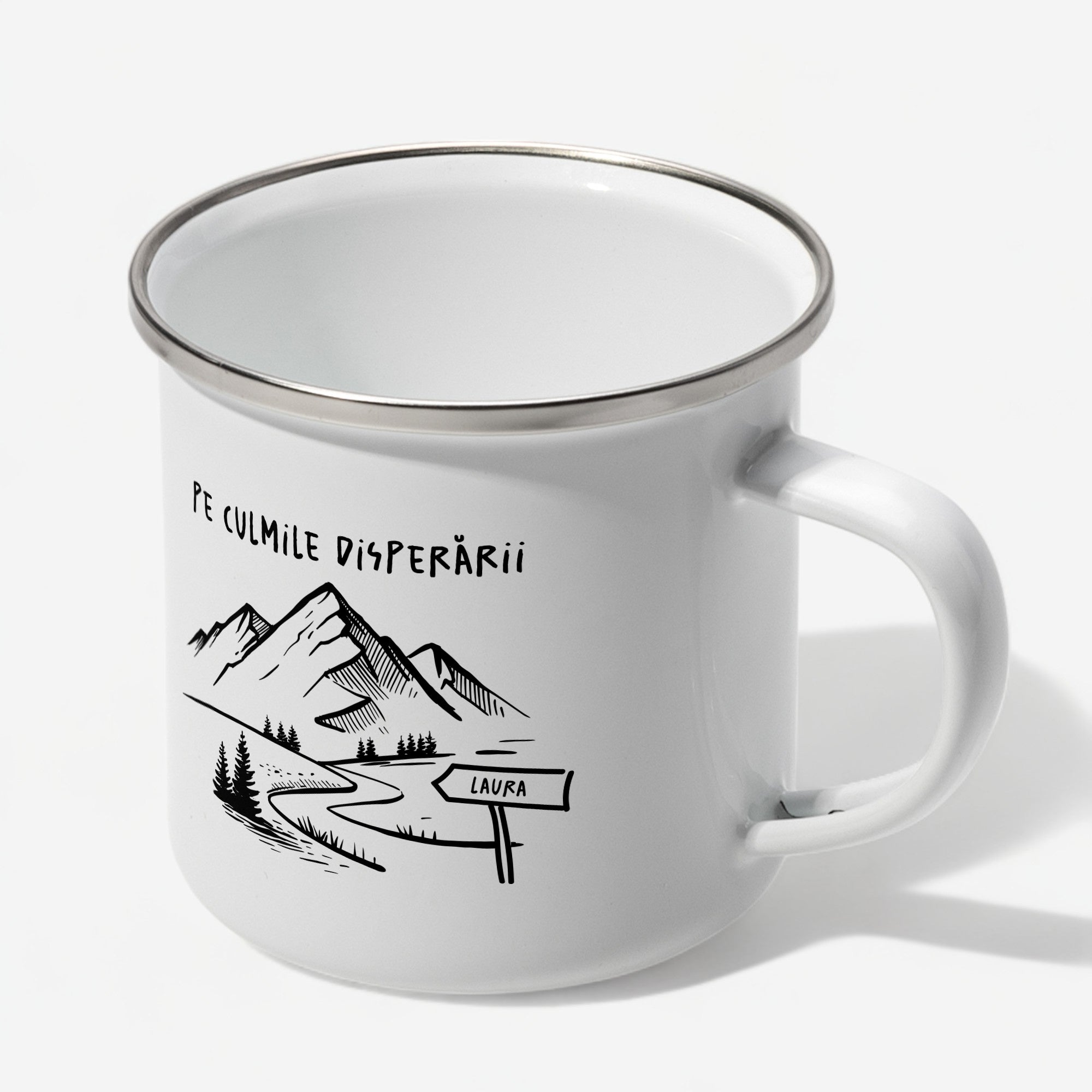 Cană amuzantă pentru un iubitor de munți - personalizată