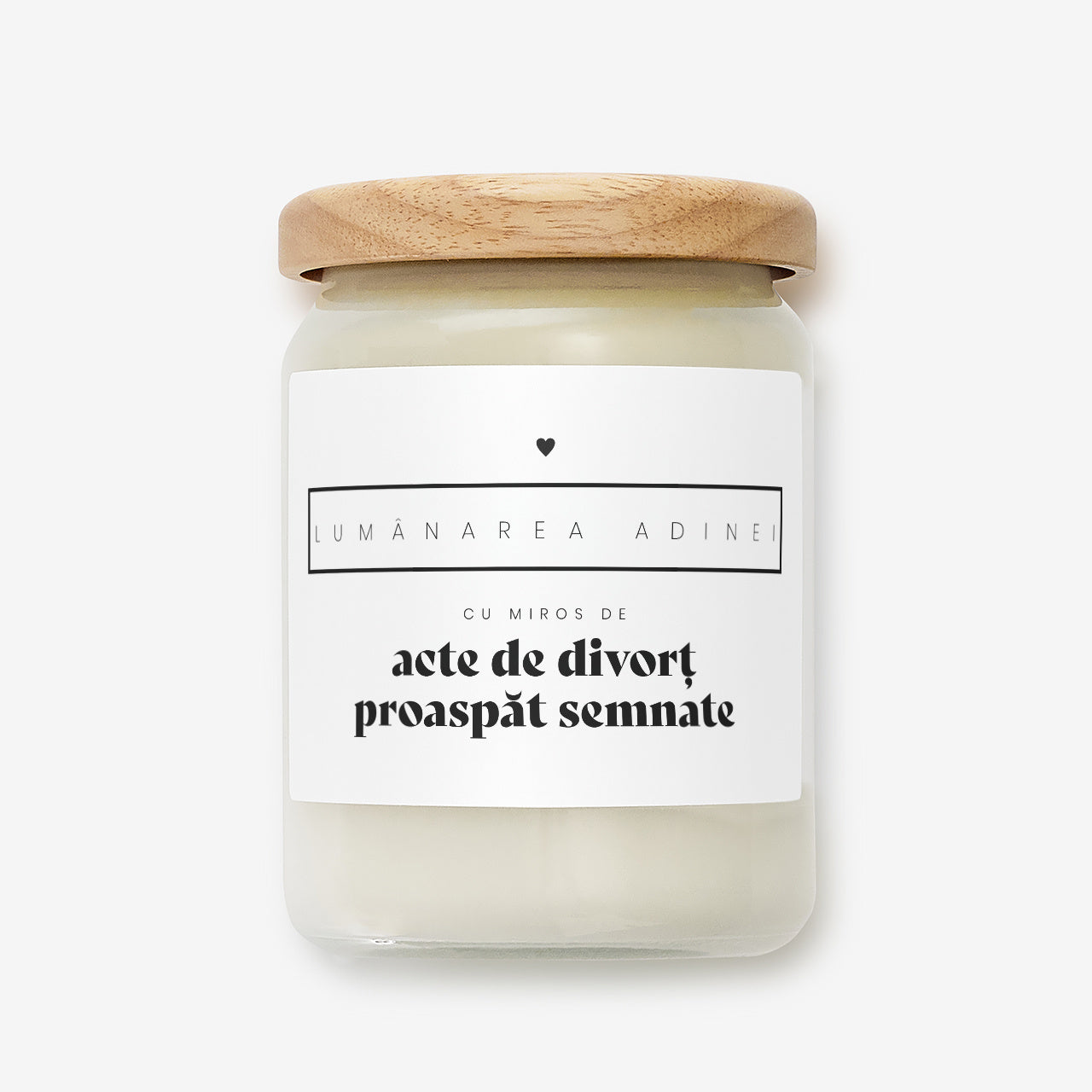 Lumânare personalizată – cadou pentru ocazia divorțului
