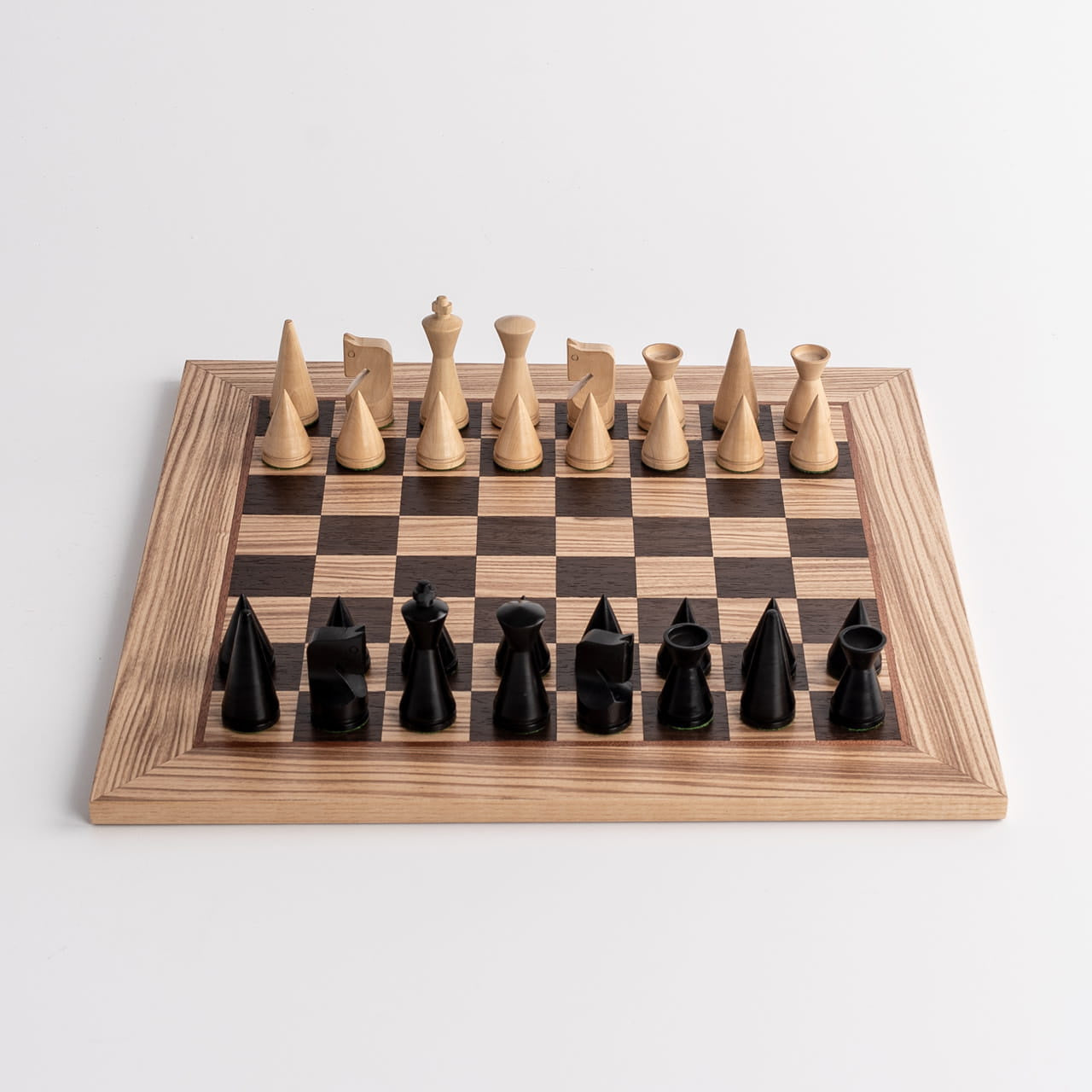 Szachy dębowe na prezent - ręcznie robione szachy na prezent prezent dla taty prezent dla męża