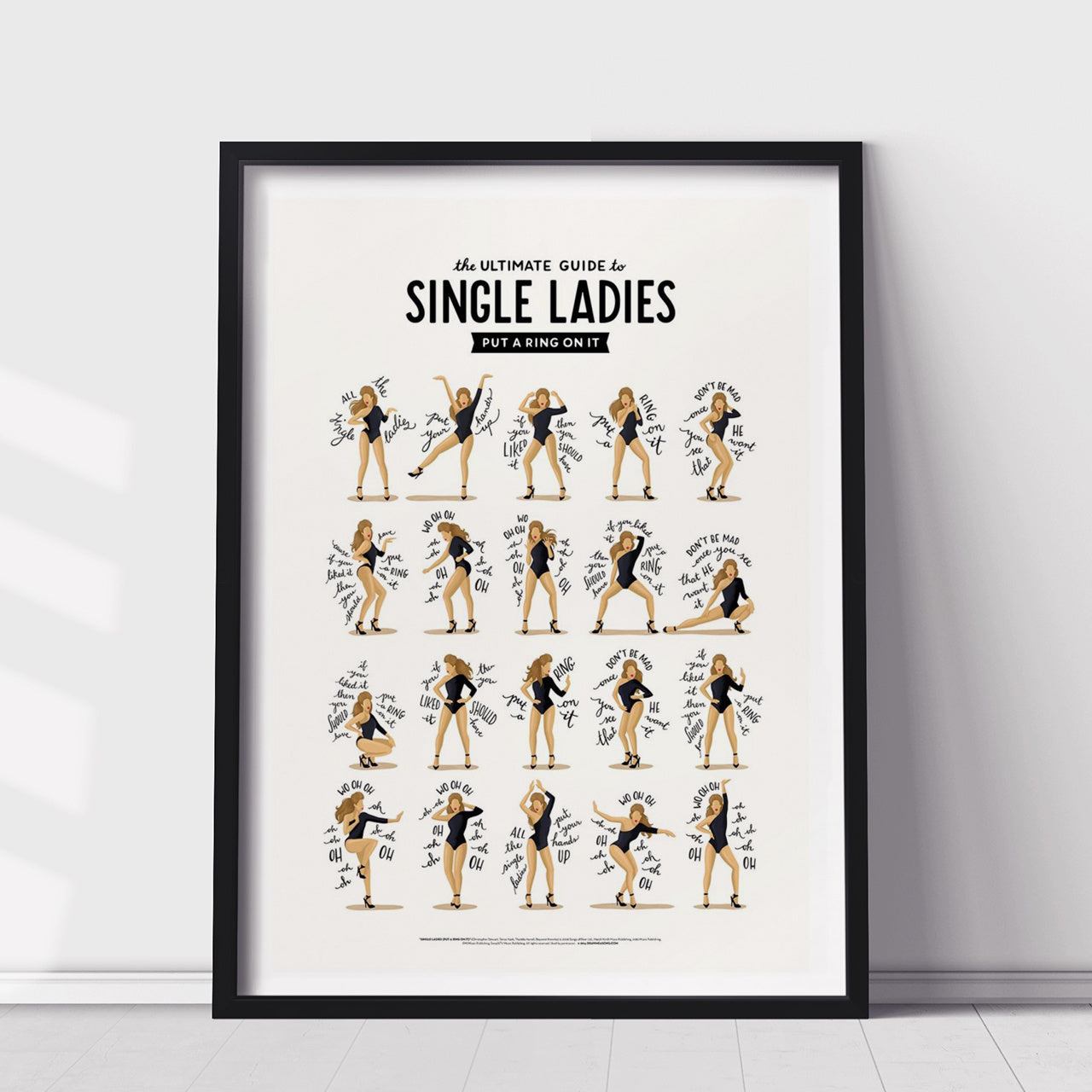 Poster pentru un fan al muzicii – Single Ladies