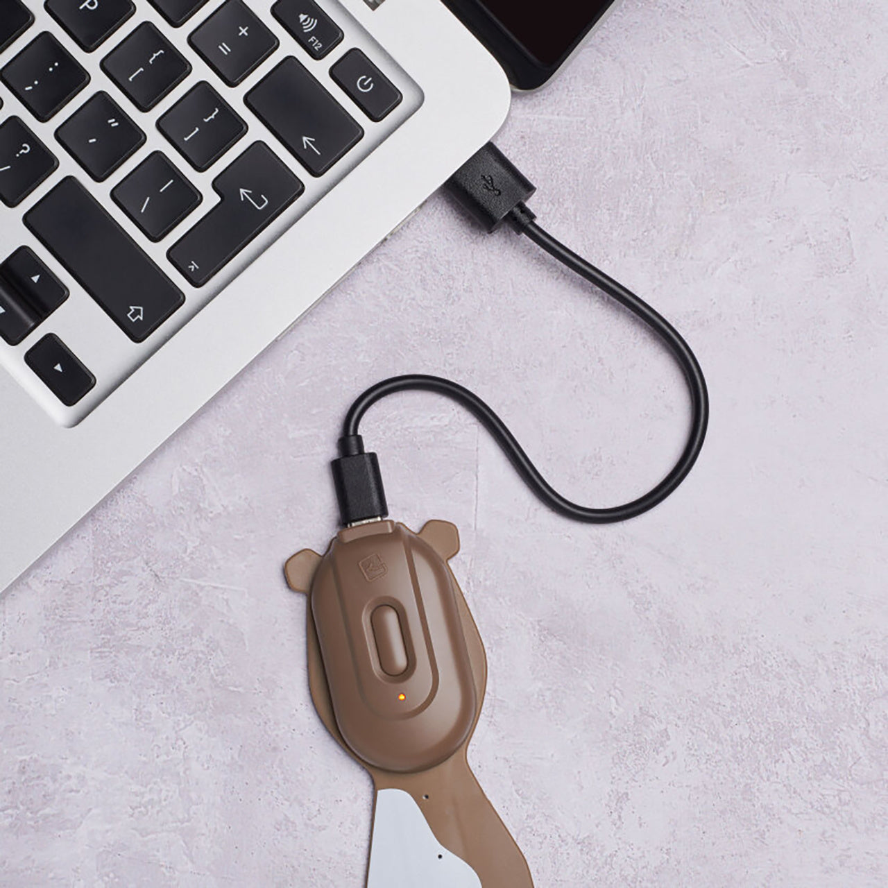 Semn de carte cu lampă Căţel