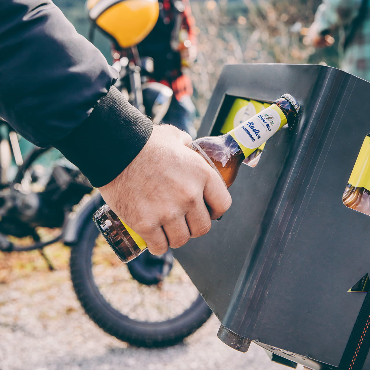 Skrzynka z rusztem - beer box Hofats skrzynka na piwo prezent dla piwosza prezent dla działkowca